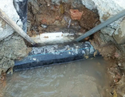 保德测漏水之水管漏水